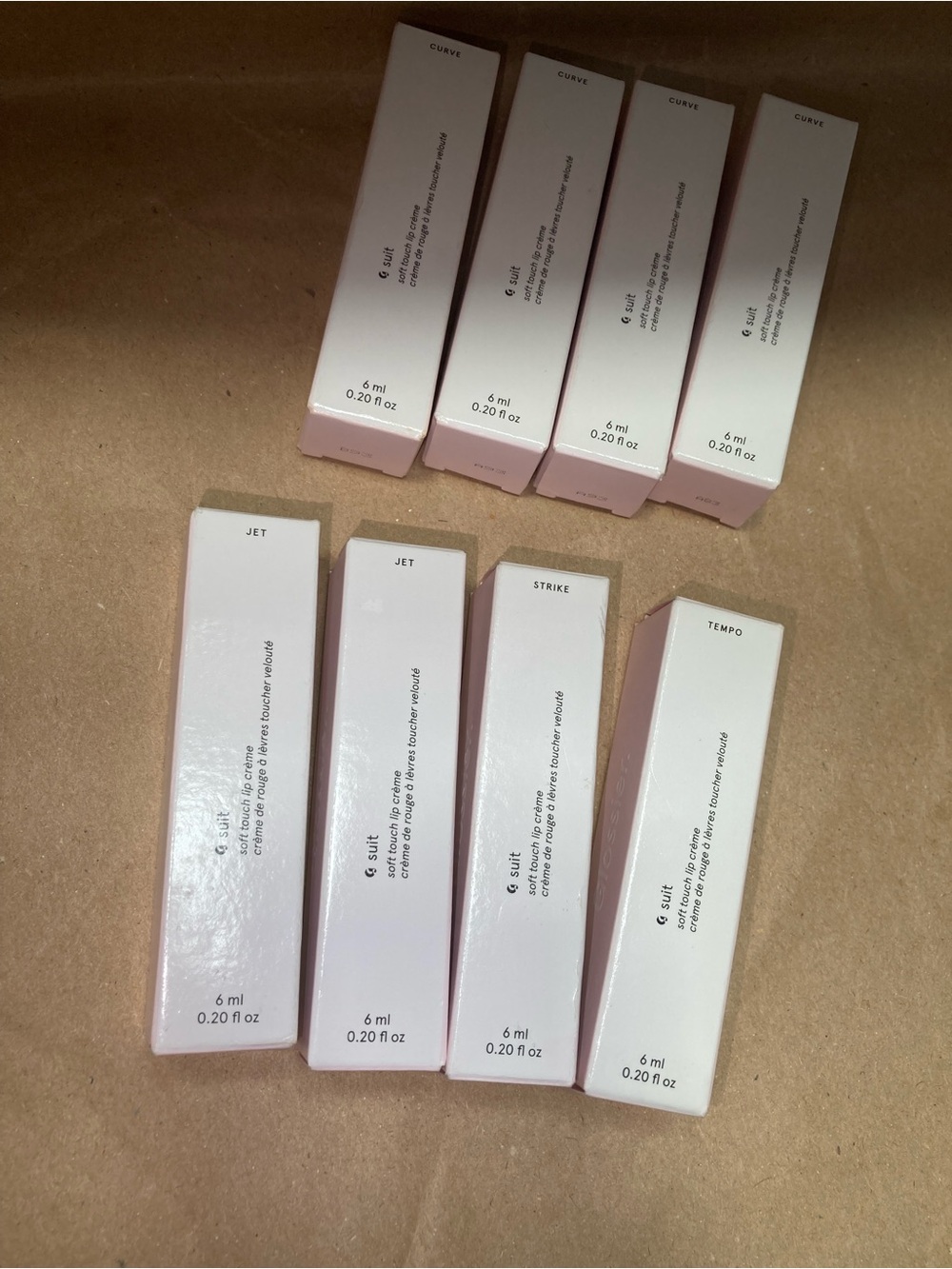 8 x glossier lipstick